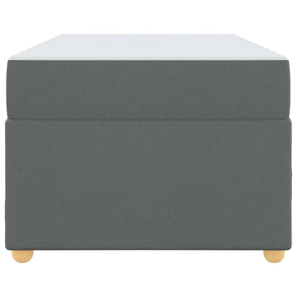 Sengestel Med Madras Mørkegrå 80 200 Cm Polyester - Billede 7