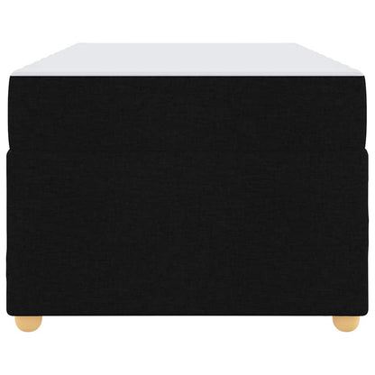 Sengestel Med Madras Sort 90 X 190 Cm Stof - Billede 6