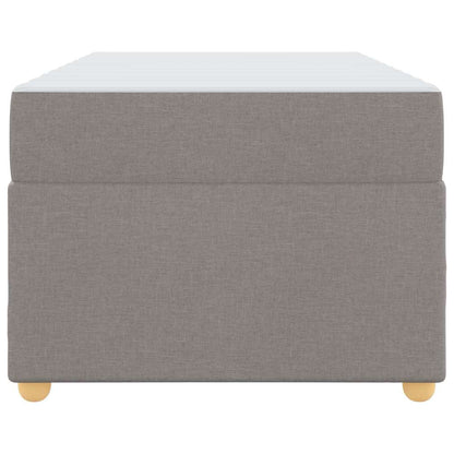 Sengestel Med Madras Gråbrun 90 X 190 Cm Stof - Billede 6