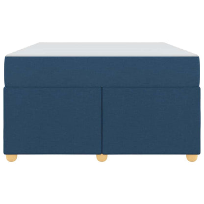 Sengestel Med Madras Blå 120 X 190 Cm Stof - Billede 6