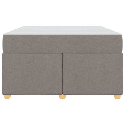 Sengestel Med Madras Gråbrun 120 X 200 Cm Stof - Billede 6