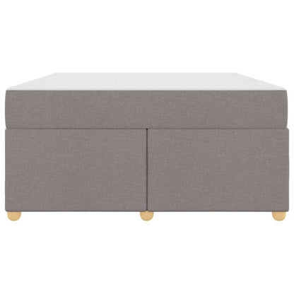 Sengestel Med Madras Gråbrun 140 X 200 Cm Stof - Billede 6