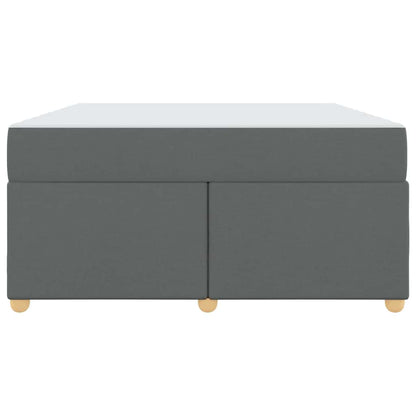 Sengeramme Med Madras Med Madras Mørkegrå 160 X 200 Cm Stof - Billede 7