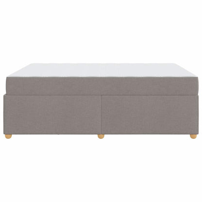 Sengestel Med Madras Gråbrun 160 X 200 Cm Stof - Billede 7