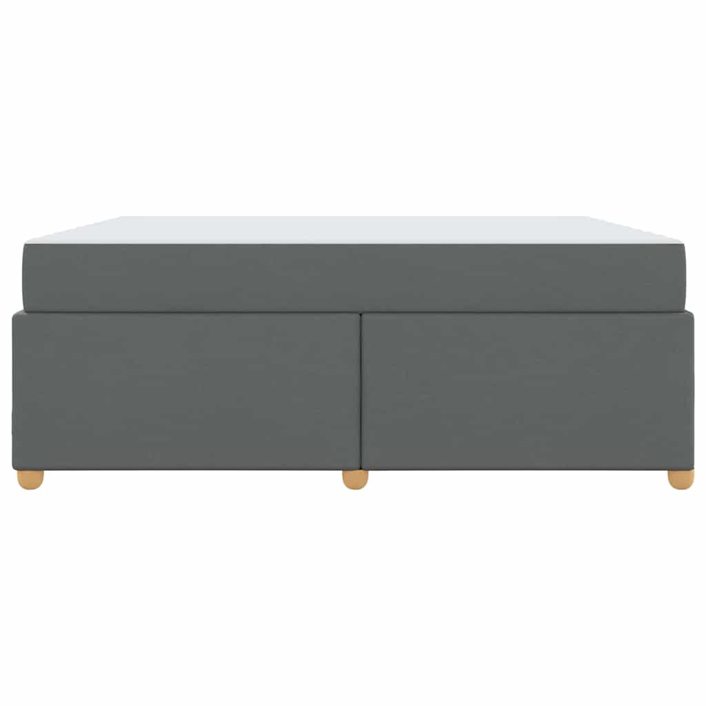 Sengeramme Med Madras Med Madras Mørkegrå 180 X 200 Cm Stof - Billede 7