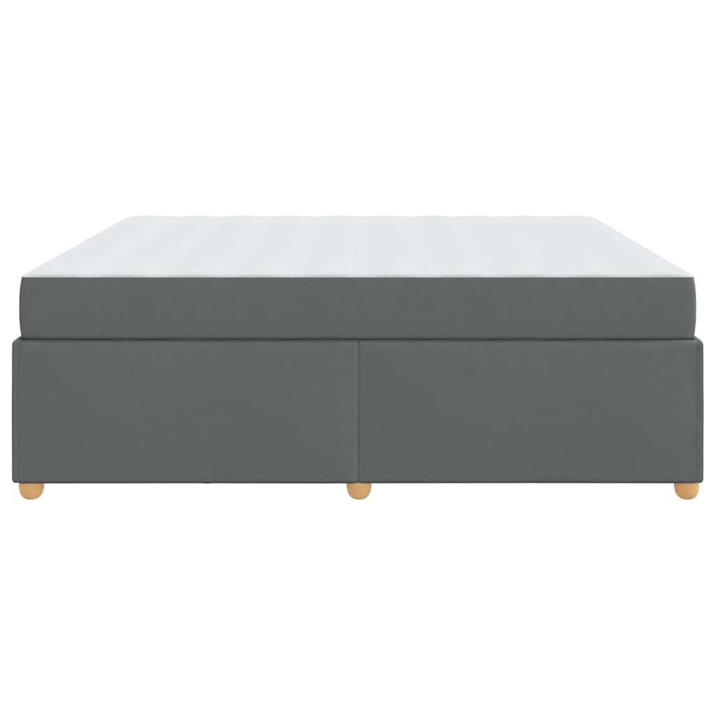 Sengeramme Med Madras Med Madras Mørkegrå 180 X 200 Cm Stof - Billede 8