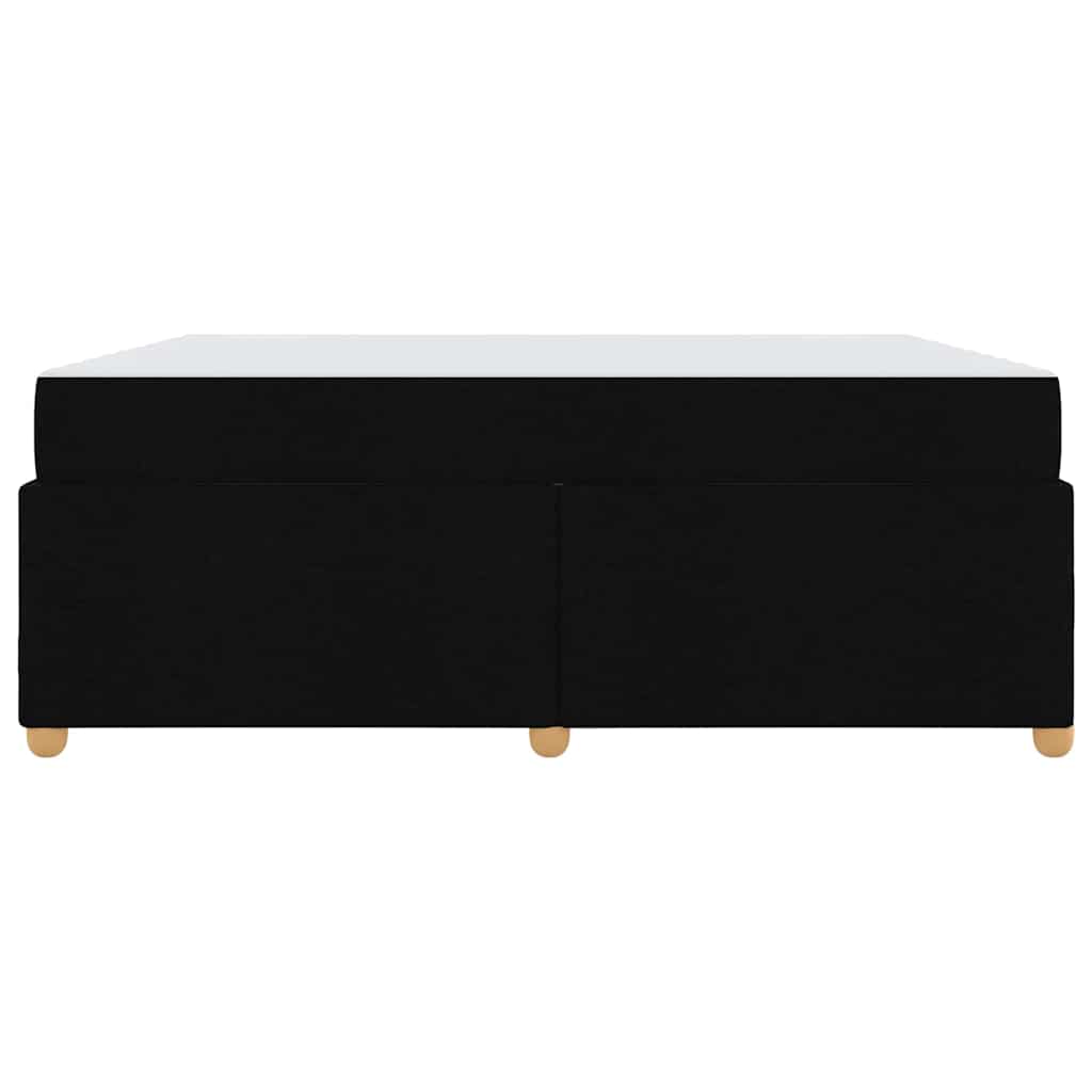 Sengeramme Med Madras Med Madras Sort 180 X 200 Cm Stof - Billede 7