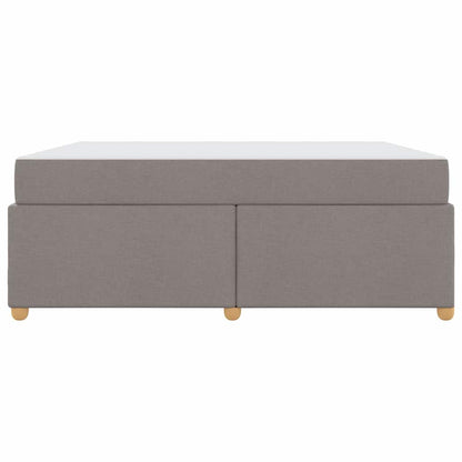 Sengestel Med Madras Gråbrun 180 X 200 Cm Stof - Billede 6