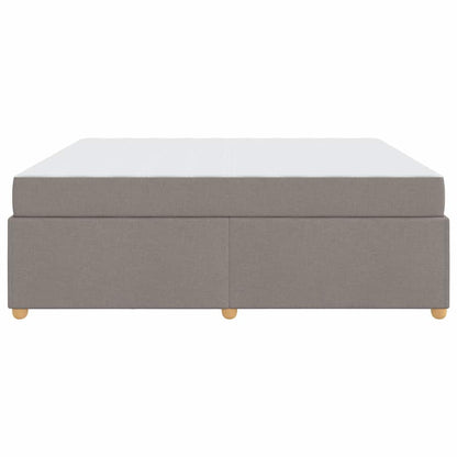 Sengestel Med Madras Gråbrun 180 X 200 Cm Stof - Billede 7