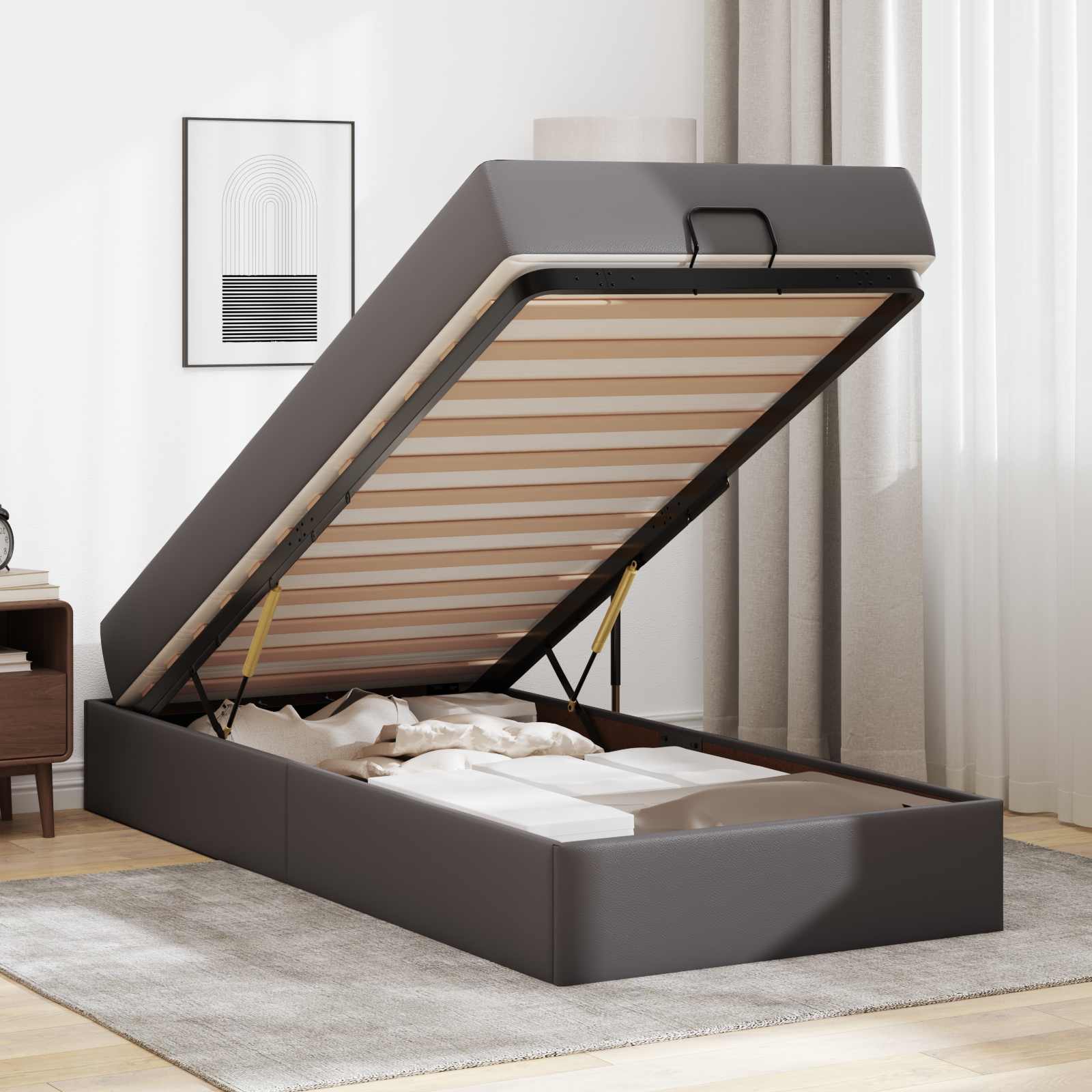 Sengeramme Med Madras Andet 2 Stk. PVC - Billede 4