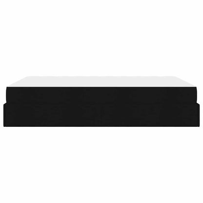 Sengestel Med Madras Blcak 140 X 190 Cm Stof - Billede 7