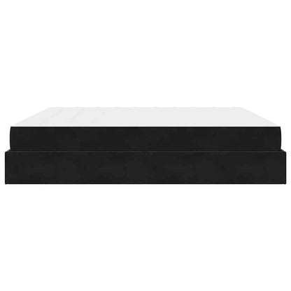 Sengestel Blcak 200 X 200 Cm Fløjl - Billede 7