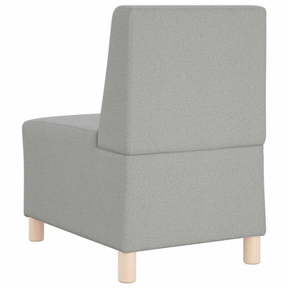 Modulsofa Enhed Uden Arme 2 Pcs Skygrå 55 X 74 X 82 Cm Stof - Billede 7
