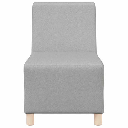 Modulsofa Enhed Uden Arme 2 Pcs Skygrå 55 X 74 X 82 Cm Stof - Billede 5