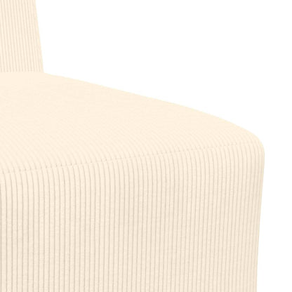 Modulsofa Enhed Uden Arme 2 Pcs Creme 55 X 74 X 82 Cm - Billede 8