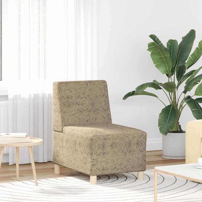 Modulsofa Enhed Uden Arme 2 Pcs Lysegrå 55 X 74 X 82 Cm - Billede 3