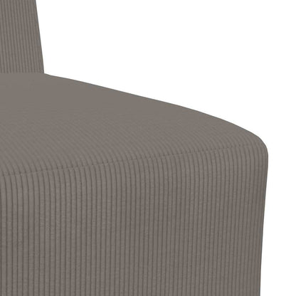 Modulsofa Enhed Uden Arme 3 Pcs Lysegrå 55 X 74 X 82 Cm - Billede 8