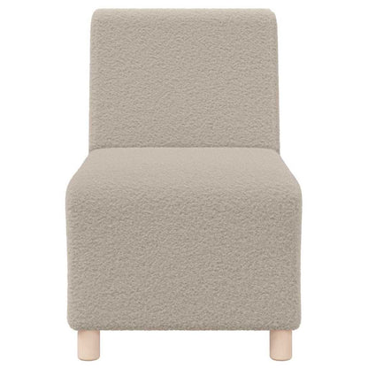 Modulsofa Enhed Uden Arme 3 Pcs Lysegrå 55 X 74 X 82 Cm - Billede 5