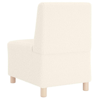 Modulsofa Enhed Uden Arme 3 Pcs Creme 55 X 74 X 82 Cm - Billede 7