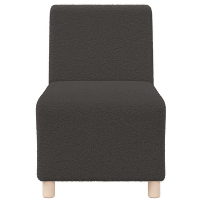 Modulsofa Enhed Uden Arme 3 Pcs Mørkegrå 55 X 74 X 82 Cm - Billede 5