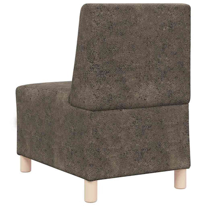 Modulsofa Enhed Uden Arme 3 Pcs Mørkegrå 55 X 74 X 82 Cm - Billede 7