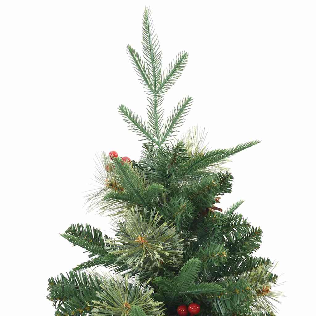 Kunstigt Hinged Juletræ Med Stativ Pvc Pe Og Stål - Billede 4