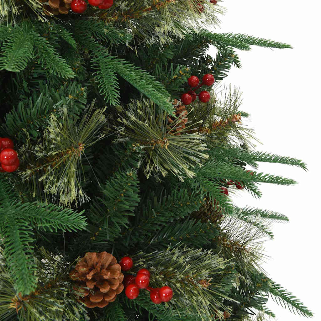 Kunstigt Hinged Juletræ Med Stativ Pvc Pe Og Stål - Billede 5
