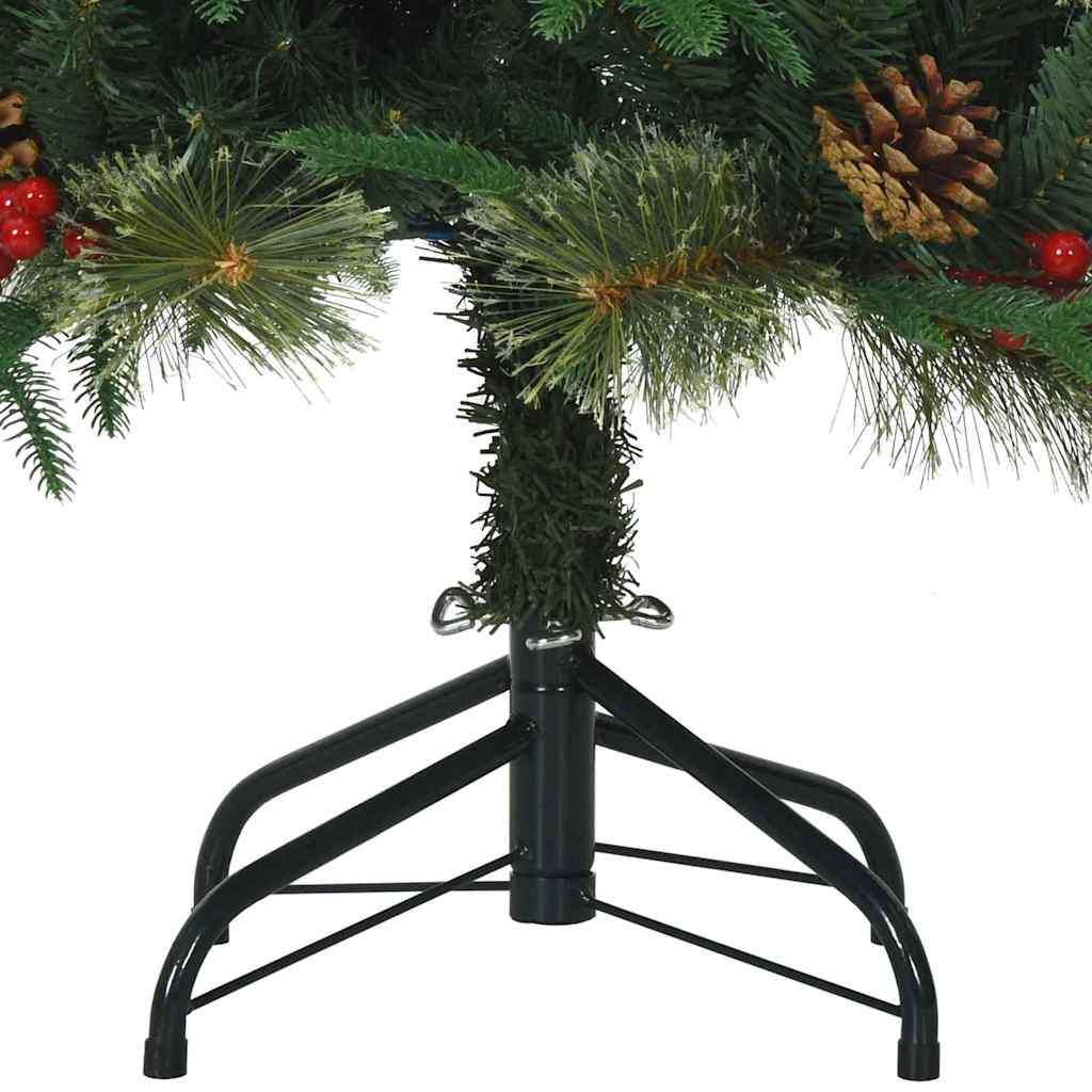 Kunstigt Hinged Juletræ Med Stativ Pvc Pe Og Stål - Billede 6