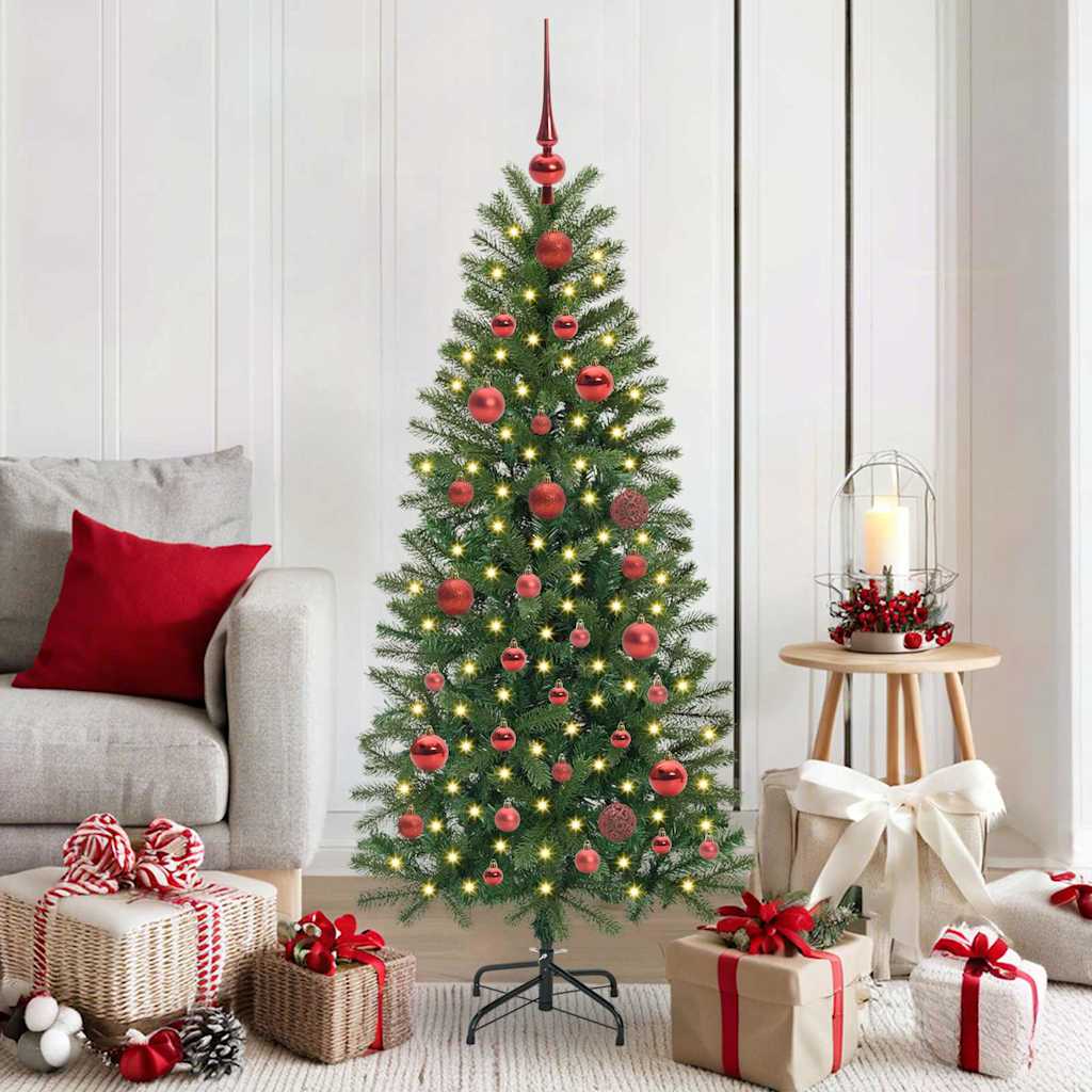 Kunstigt Juletræ Med 150 Led'er 150 Cm Pe Og Pvc - Hovedbillede