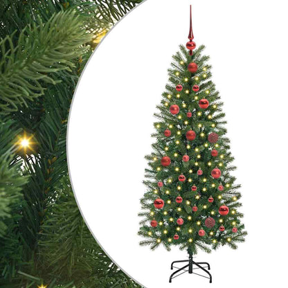 Kunstigt Juletræ Med 150 Led'er 150 Cm Pe Og Pvc - Billede 2