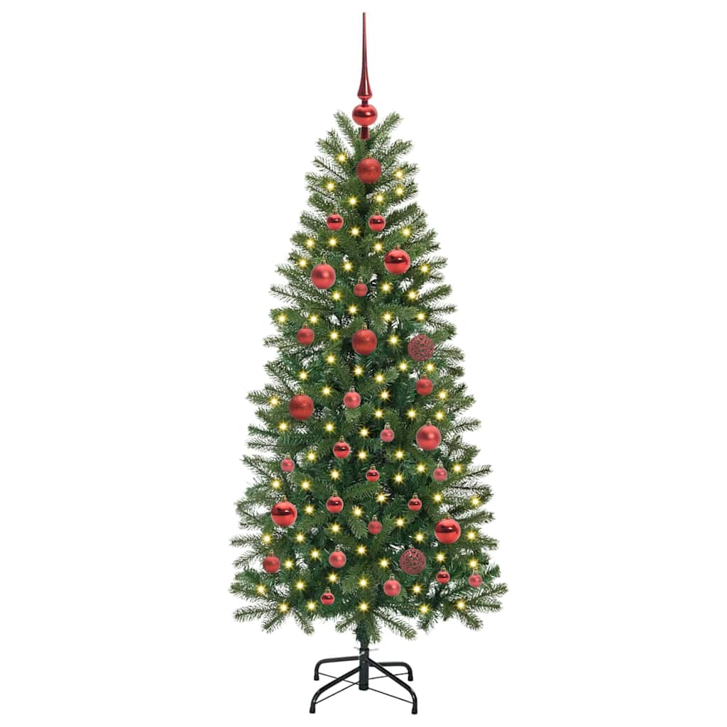 Kunstigt Juletræ Med 150 Led'er 150 Cm Pe Og Pvc - Billede 3