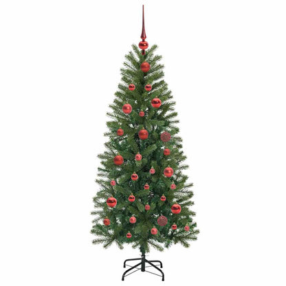 Kunstigt Juletræ Med 150 Led'er 150 Cm Pe Og Pvc - Billede 4