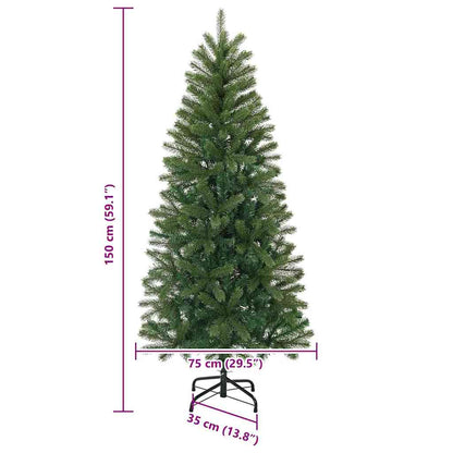 Kunstigt Juletræ Med 150 Led'er 150 Cm Pe Og Pvc - Billede 15
