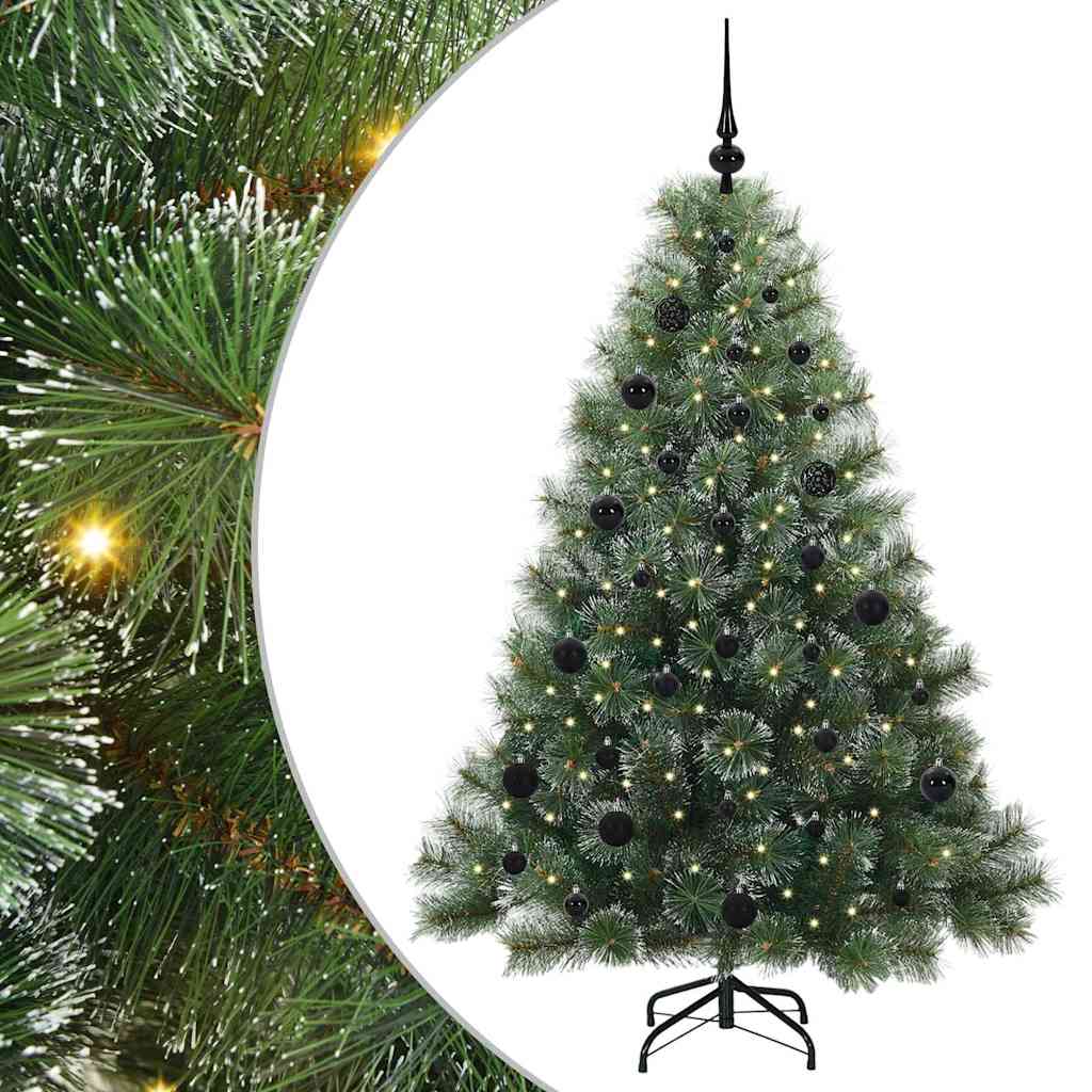 Kunstigt Juletræ Med 150 Led'er 150 Cm Pe Og Pvc - Billede 2