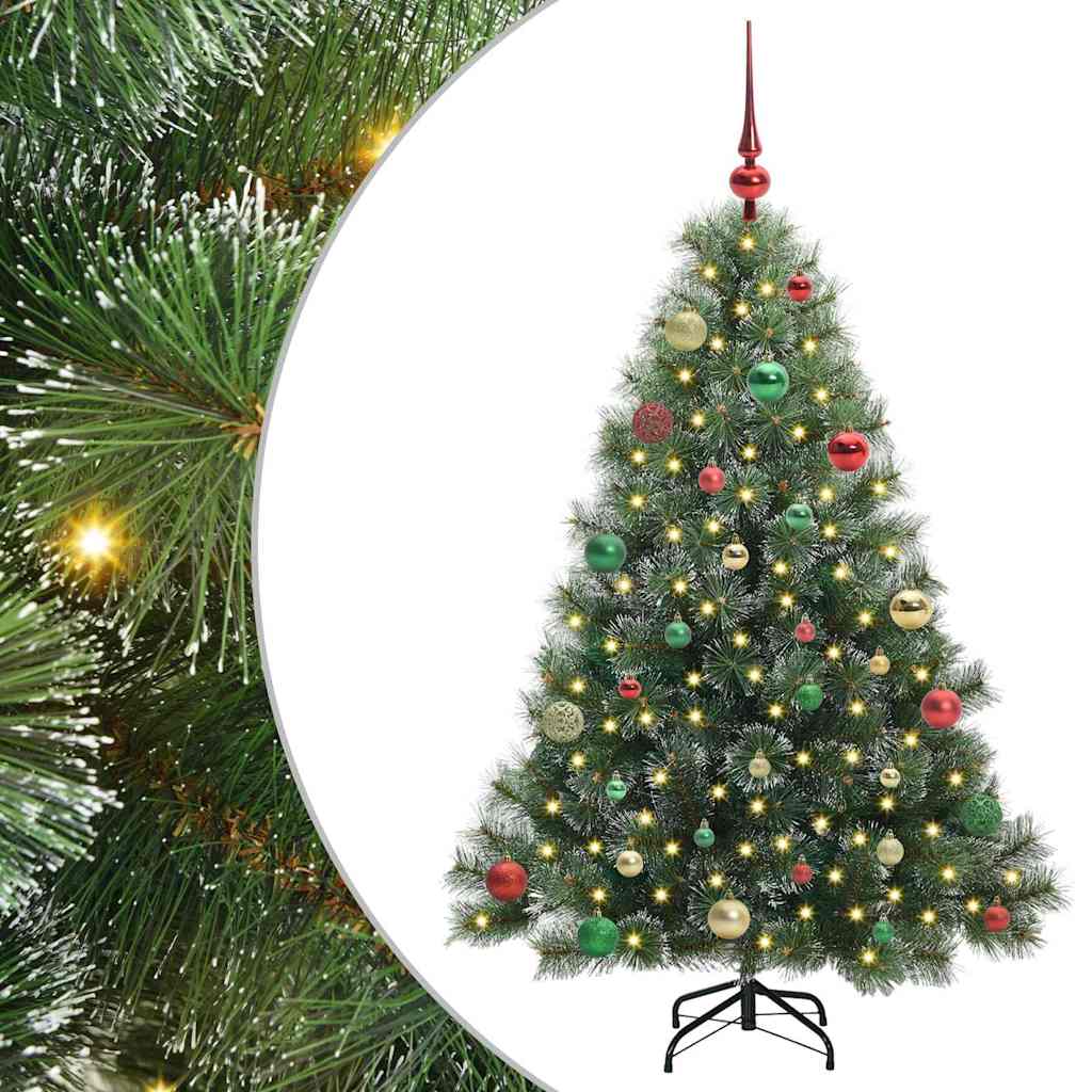 Kunstigt Juletræ Med 150 Led'er 150 Cm Pe Og Pvc - Billede 2