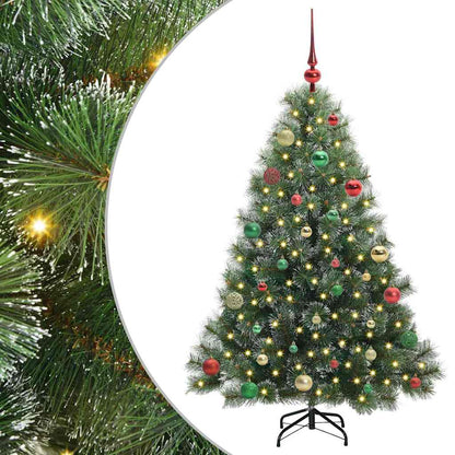 Kunstigt Juletræ Med 150 Led'er 150 Cm Pe Og Pvc - Billede 2