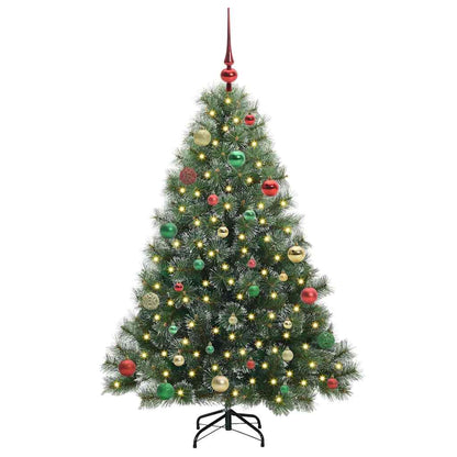 Kunstigt Juletræ Med 150 Led'er 150 Cm Pe Og Pvc - Billede 3