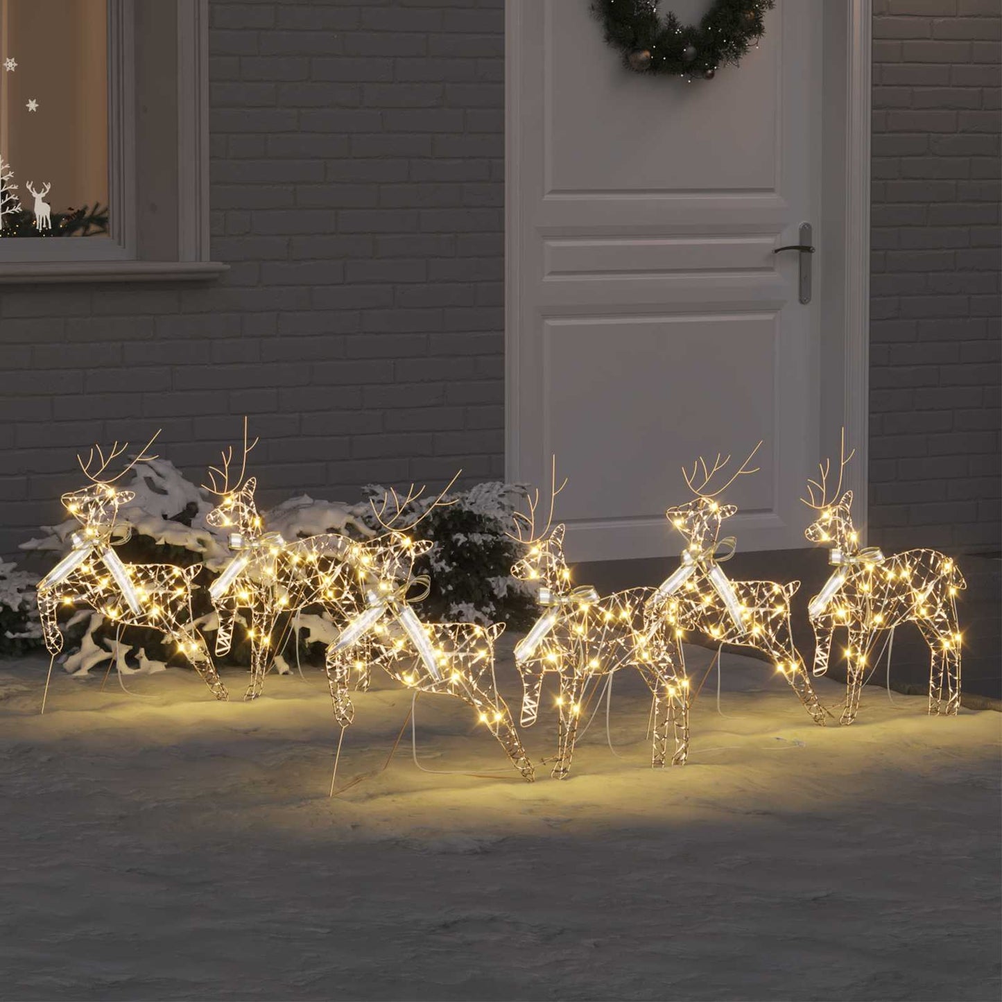 Led Rensdyr Med 80 Led'er
