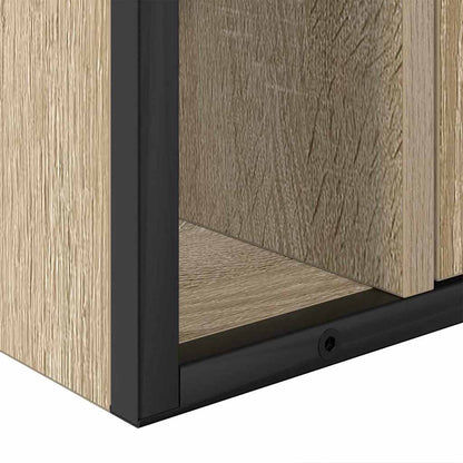 Badeværelsesskabsæt Andet 3 Pcs Sonoma-eg 33 X 33 X 185.5 Cm - Billede 9