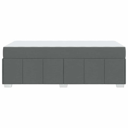 Sengestel Med Madras Mørkegrå 80 X 200 Cm Stof - Billede 8