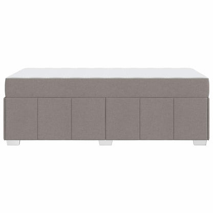 Sengestel Med Madras Gråbrun 80 X 200 Cm Stof - Billede 7