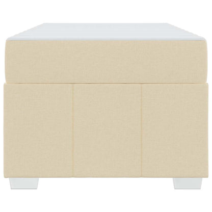 Sengestel Med Madras Creme 80 X 200 Cm Stof - Billede 6