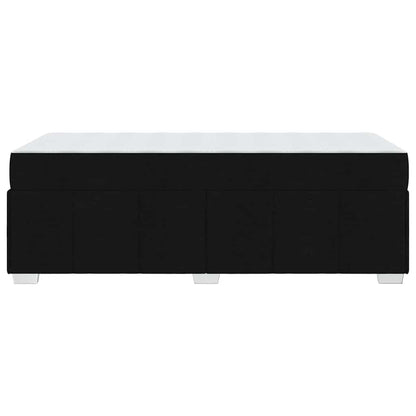 Sengestel Med Madras Sort 90 X 190 Cm Stof - Billede 8