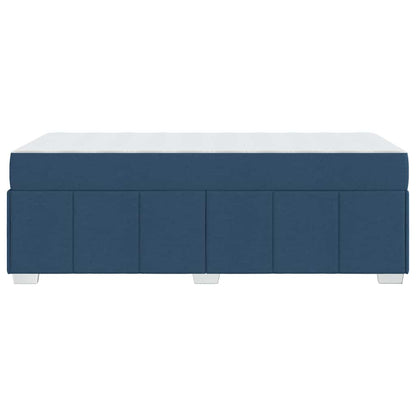 Sengestel Med Madras Blå 90 X 200 Cm Stof - Billede 7