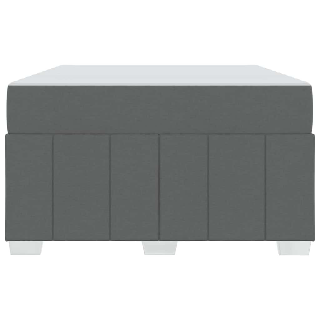 Sengestel Med Madras Mørkegrå 120 X 200 Cm Stof - Billede 7