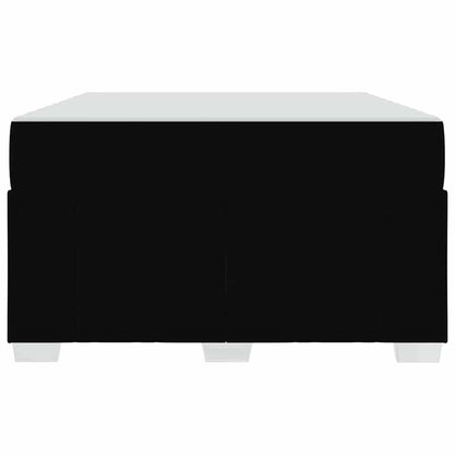 Sengestel Med Madras Sort 120 X 200 Cm Stof - Billede 7