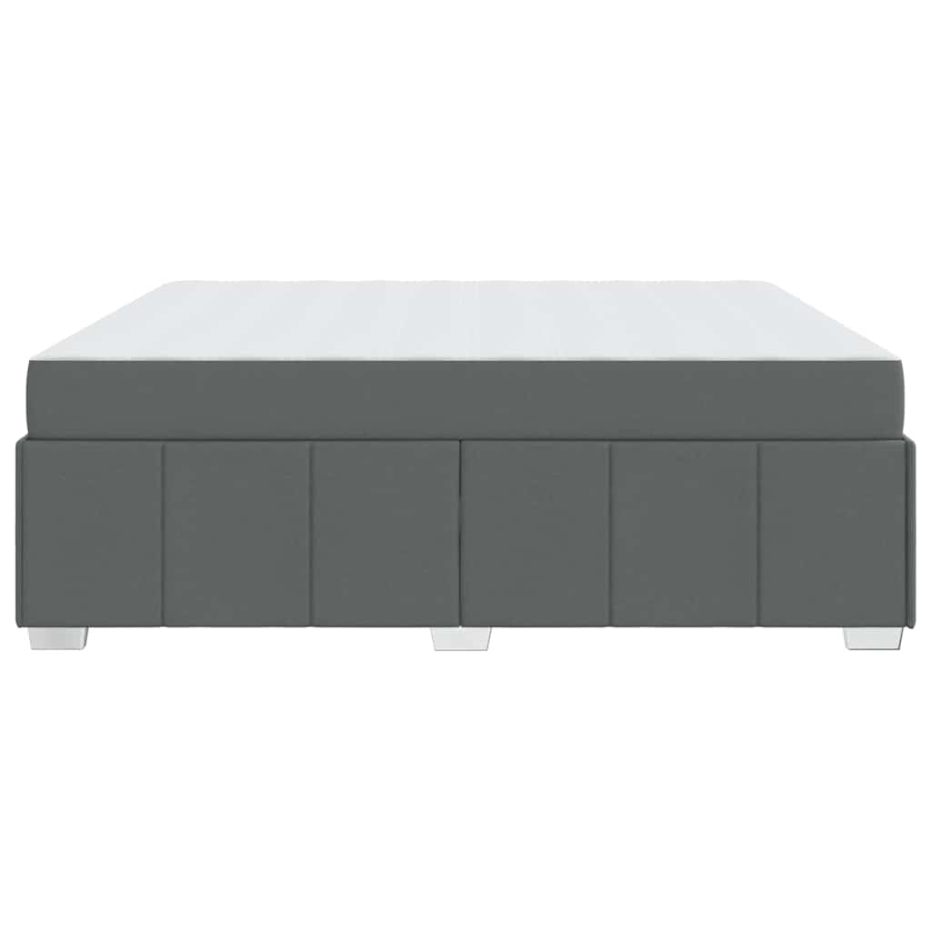 Sengestel Med Madras Mørkegrå 180 X 200 Cm Stof - Billede 8