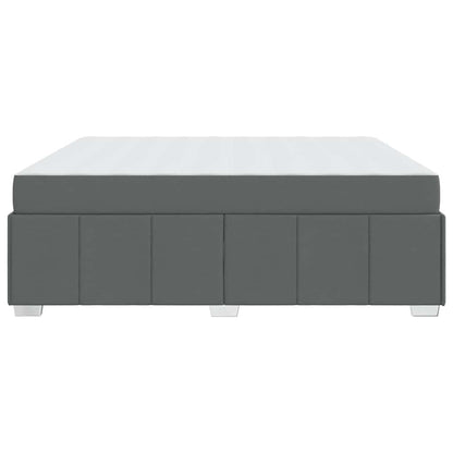 Sengestel Med Madras Mørkegrå 180 X 200 Cm Stof - Billede 8