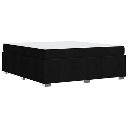 Sengestel Med Madras Sort 180 X 200 Cm Stof - Billede 9