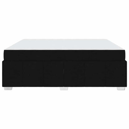 Sengestel Med Madras Sort 180 X 200 Cm Stof - Billede 8